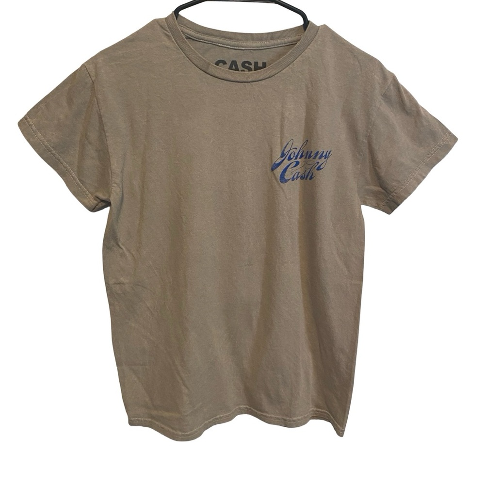 Johnny Cash Ash Tan Graphic Tee
